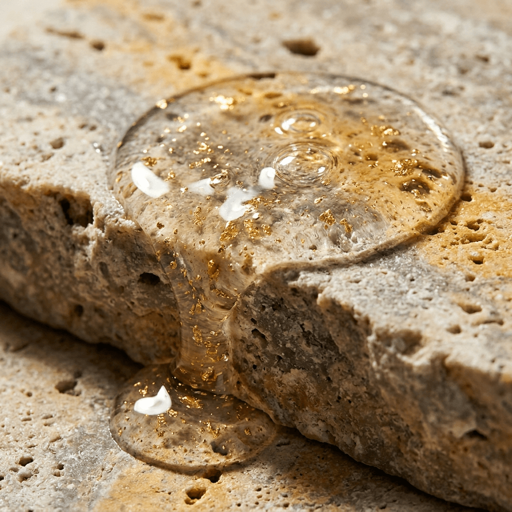 detailed_texture_shot_of_skincare_serum_clear_liquid_with_gold_reflections_on_a (1)